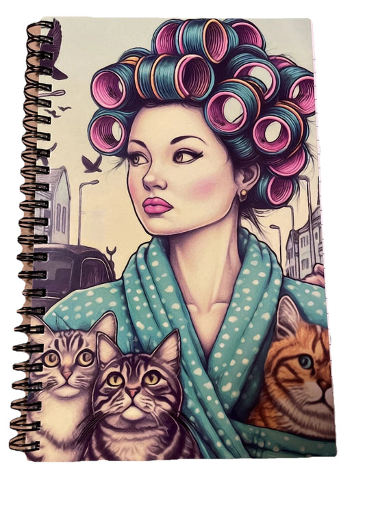 Cahier à spirale Cat Lady Escape