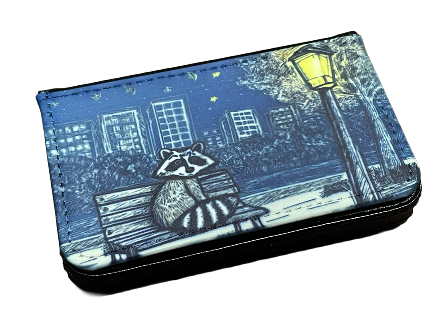 Raccoon Magnetic Folding Card Holder