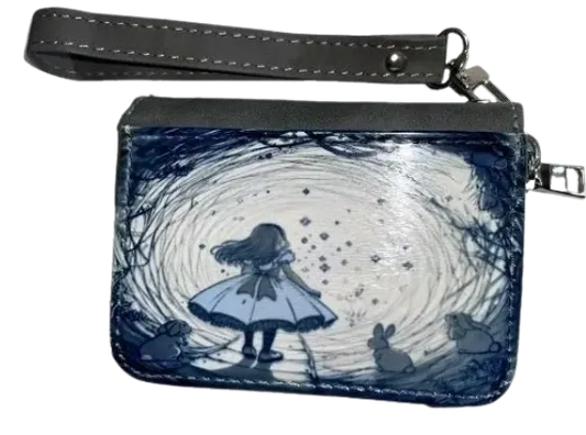 Portefeuille pour femme White Rabbit avec dragonne