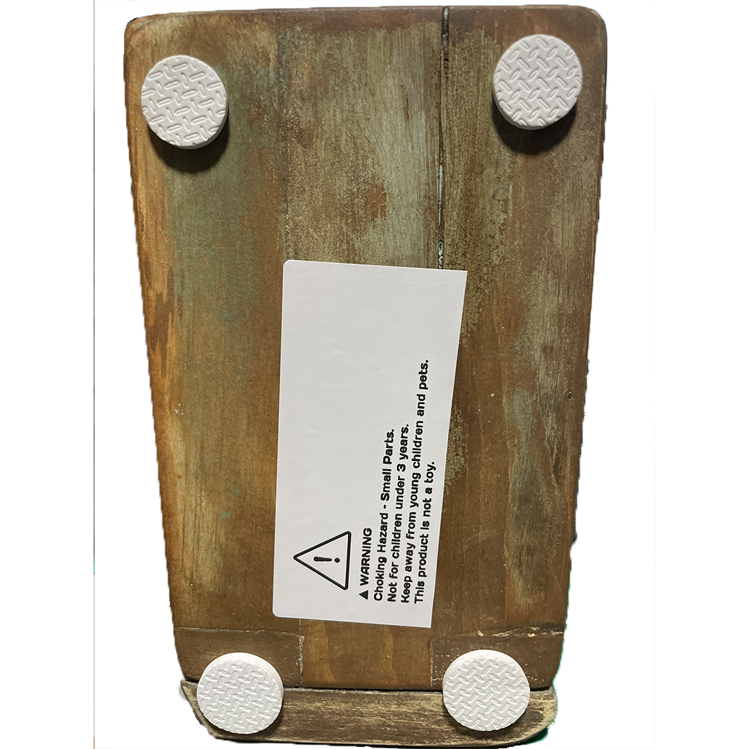 Handmade Rustic Pine Wood Bottle Opener w/ Cap Catch Bucket Cabin Bar Decor
